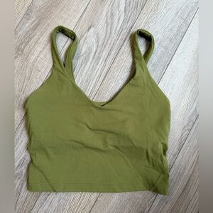 Lululemon align tank Bronze green size 4